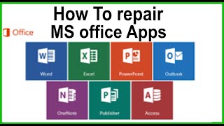 How to repair Microsoft office [upl. by Stearne]