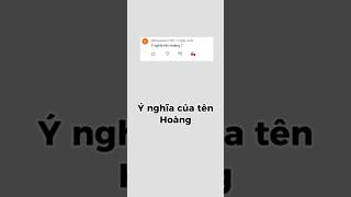 Ý nghĩa tên Hoàng [upl. by Selimah]