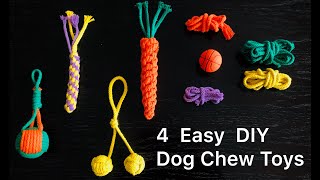 Dog Toy DIY1 How To Make Chew Toys For Your Dog Stop biting furnitures [upl. by Kimberley]