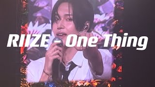 20240504  2024 RIIZE FANCON RIIZING DAY in SEOUL  Riize  One Thing cover 전광판 ver [upl. by Aleahs716]