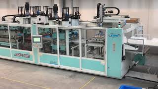 ACF 980 Thermoforming Machine operating with PP foil [upl. by Weide]