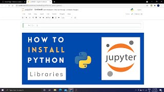 How to Install Python Libraries in Jupyter Notebook  Install Numpy in Jupyter Notebook [upl. by Buckler]