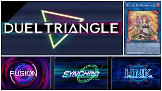 DUEL TRIANGLE  FUSION Vs SYNCHRO Vs LINK EVENT Part 1 LINK Master Duel S34 [upl. by Allehc]