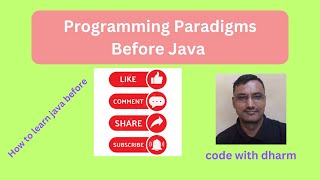 Programming Paradigms before java [upl. by Hedwig]