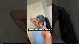 Sleek pony ponytailhairstyles organique hairtutorial sleekponytails beginnerfriendly 4bhair [upl. by Adamek883]