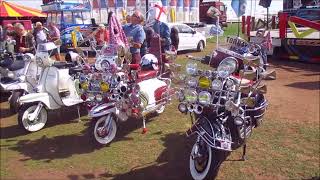 Torbay Mods Scooter Club at Paignton Regatta 2017 [upl. by Ahso]