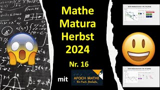 Matura 2024 Nebentermin 1 Herbst Nr 16 Ableitungen zweier Funktionen [upl. by Soma]