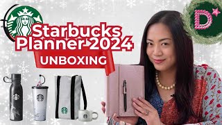 2024 Starbucks Traditions Planner Organizer Unboxing amp Review [upl. by Bathsheeb]