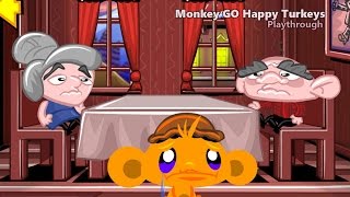 Monkey Go Happy Turkeys  walkthrough [upl. by Port695]