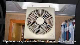 Easy amp Inexpensive camper Mods on a budget DIY Electric Vent Fan [upl. by Ellenid358]