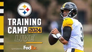 2024 Steelers Depth Chart analysis  look in at practice on August 7  Pittsburgh Steelers [upl. by Genni523]