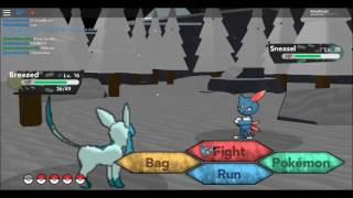 How to get sneasel Pokemon Brick Bronze [upl. by Carine]