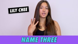 Lily Chee  Name Three [upl. by Merkley56]