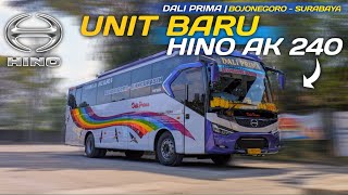 BUS TERBARU DARI PO DALI PRIMA  Trip Naik Bus Dali Prima Hino AK 240 Bojonegoro  Surabaya [upl. by Laubin927]