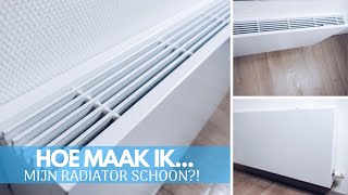 RADIATOR SCHOONMAKEN  Hoe maak ik mijn radiator schoon  Verwarming schoonmaken [upl. by Margalit]