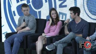 THE MAZE RUNNER Cast w Zac Levi  NerdHQ 2014 [upl. by Nnalyrehs294]