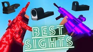 top 10 BEST SIGHTS in phantom forces comment YOUR FAVORITE [upl. by Grizel]