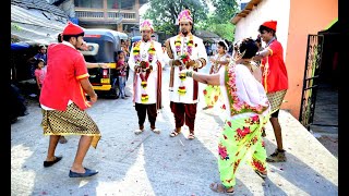 Agri Koli wedding dance  Shatrughn amp Sanjana  Sharad amp Pratiksha  Vasar Goan  Ambarnath [upl. by Ardnossac]