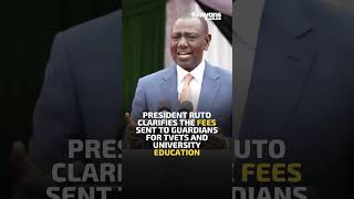 President Ruto clarifies the fees sent to guardians for university education [upl. by Inaliak]