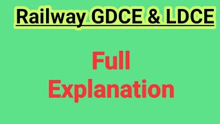 Railway departmental exam GDCE amp LDCE I Eligibility I [upl. by Okihcim858]