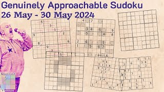 Genuinely Approachable Sudoku GAS  26May to 30May2024 [upl. by Phina]