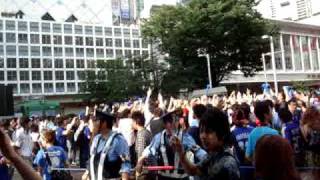 2010625 サッカーW杯 日本－デンマーク戦後 渋谷スクランブル交差点 3 [upl. by Sage]