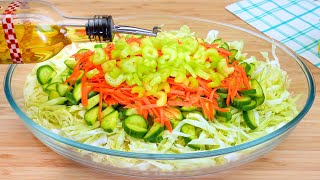 Dieses Rezept kennen nur wenige Dieser Salat ist so lecker dass Sie ihn immer wieder kochen werden [upl. by Jayson]