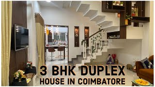 15 Cent Duplex House Coimbatore  3bhk Duplex house in Coimbatore  கனவு இல்லம் பார்க்கலாம் வாங்க [upl. by Daugherty816]