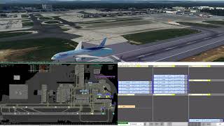 EGKKGND  Gatwick Ground  Vatsim UK ATC  2107  Towerview Part 3 [upl. by Proudlove102]