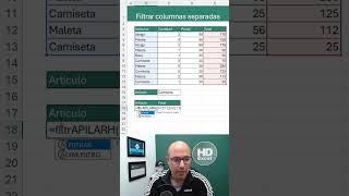 ✅ FILTRAR COLUMNAS SEPARADAS en excel [upl. by Essined778]