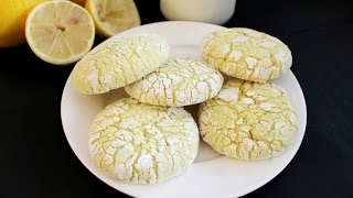 How to make Eggless Lemon Crinkle Cookies [upl. by Abigael123]