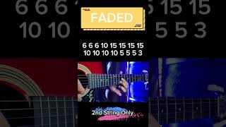 1 String Faded Guitar Tabs [upl. by Aisela]