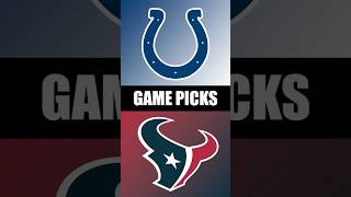 NFL Week 8 Colts vs Texans Picks [upl. by Aicad436]