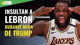 LeBron James es insultado en mitin Trump previo a elecciones de Estados Unidos [upl. by Edalb901]