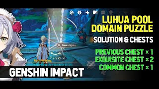 Genshin Impact  Luhua Pool Puzzle and Chests [upl. by Godric]