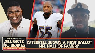 Terrell Suggs Ravens alltime sack leader a first ballot Hall of Famer  All Facts No Brakes [upl. by Eiduj956]