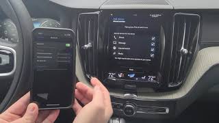 Volvo How To Bluetooth Phone Pairing [upl. by Ynnaffit]