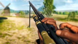 BATTLEFIELD 1 Broken Lebel Model 1886 Reload Animation  Bullet Count [upl. by Ilyah]