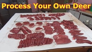 Processing A Deer At Home  You Can Do This [upl. by Anceline]