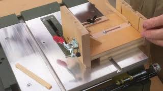 Proxxon FET  tenon jig [upl. by Ahsrats]