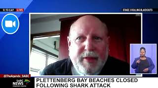 Plettenberg Bay beaches expected to be closed for a day or 2 following fatal shark attack [upl. by Brocklin]