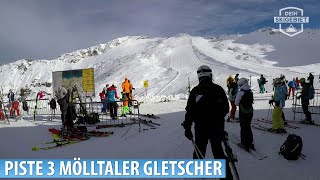 Piste 3 Mölltaler Gletscher im Oktober 2020 [upl. by Ethelbert452]