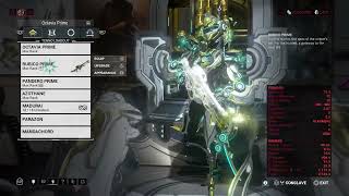 Warframe Full Octavia Iridos Bundle Amazon Prime Fashion Frame [upl. by Oine]