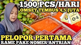 1500 PCSHARI OMSET 45 JUTA  PELOPOR PERTAMA JUALAN INI RAME PAKAI NOMOR ANTRIAN  IDE USAHA UNIK [upl. by Duaner201]