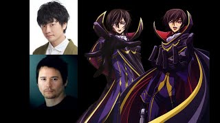 Anime Voice Comparison Lelouch Lamperouge Code Geass [upl. by Collier107]