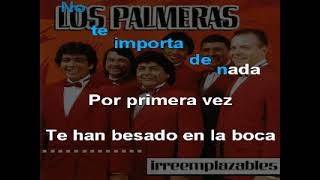 los palmeras  por primera vez karaoke pista original [upl. by Vezza311]