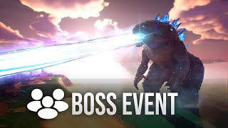 FORTNITE GODZILLA BOSS EVENT  MAP CODE 163107514517 [upl. by Ellinehc652]