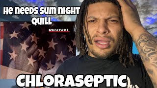 HE IS ACTALLY CRAZY LOL  Eminem Chloraseptic REACTION [upl. by Lyndon]