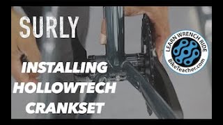 I am installing Shimano Hollowtech cranks with bottom bracket for real [upl. by Borek672]