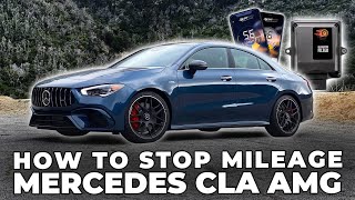 How To Install Odometer Blocker  Mercedes CLA AMG 2023  Mileage Correction Tool [upl. by Suryc]